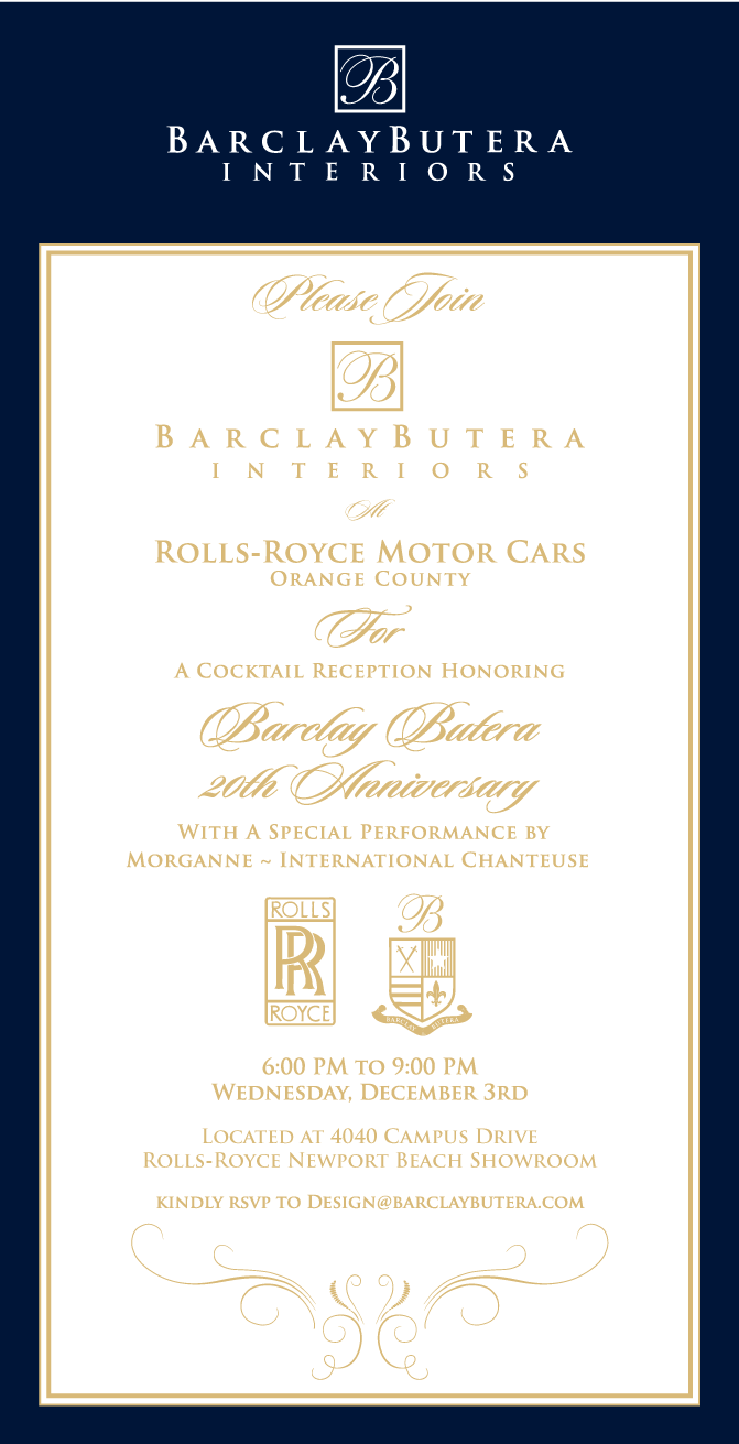 Morganne Picard Barclay Butera Rolls
                      Royce